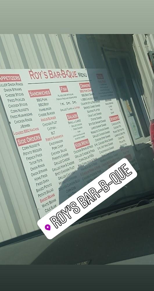 Roy's Bar-B-Que Menu image 4